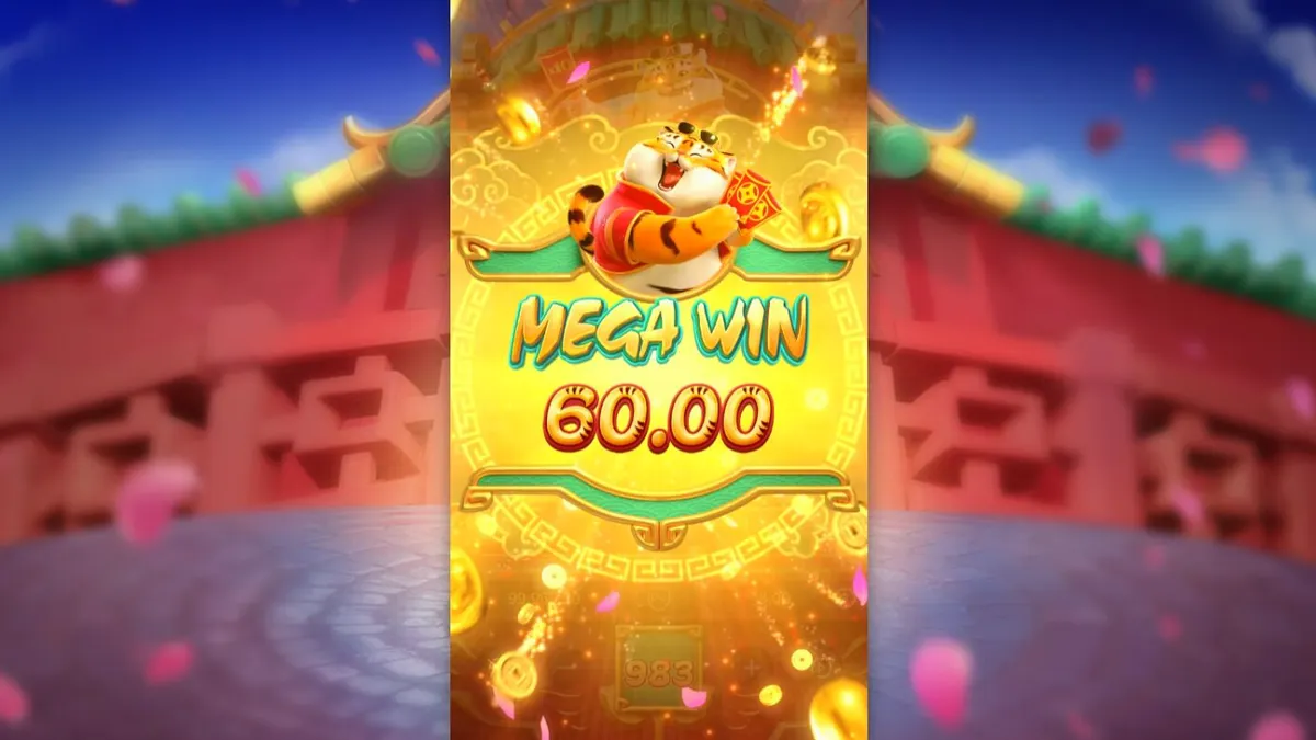 Isang makulay na visual ng Fortune Tiger slot na nagtatampok sa ginintuang tigre at mga simbolo ng kasaganaan.